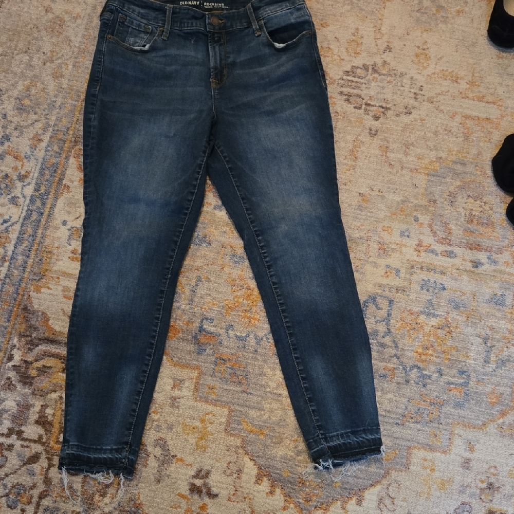 Old Navy Dark Wash Ankle Jeans